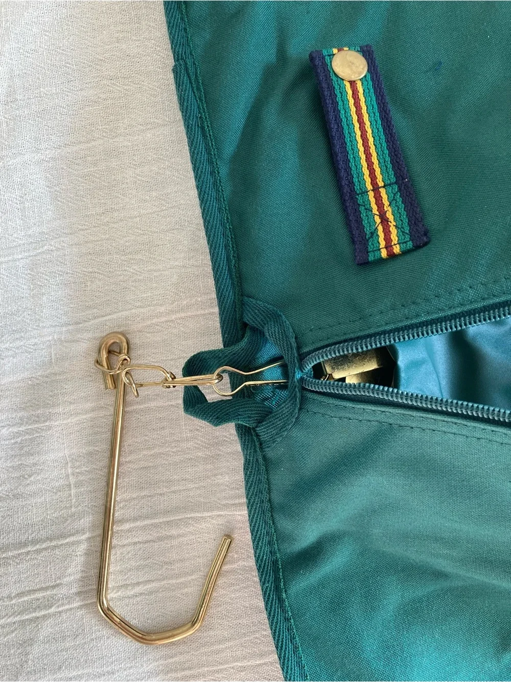 Polo Ralph Lauren Green Canvas Garment Bag